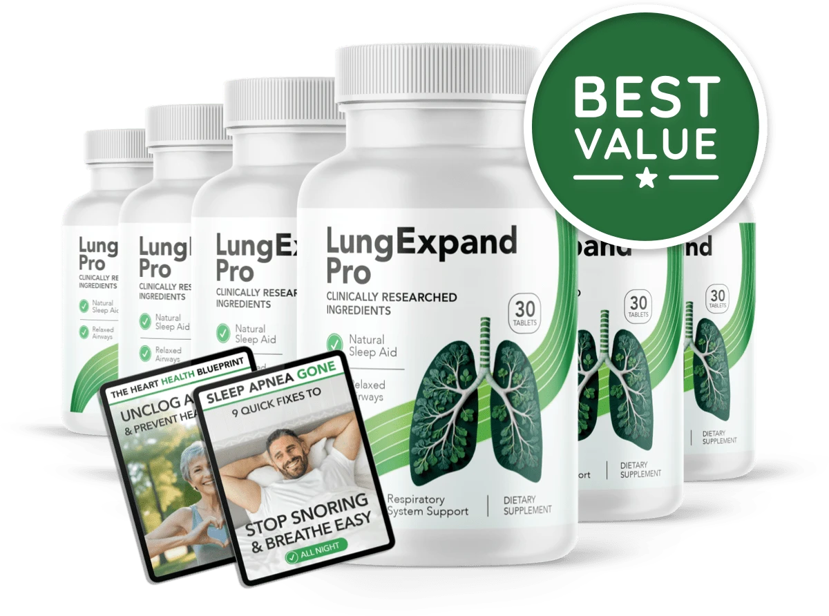 LungExpand Pro 6 bottle